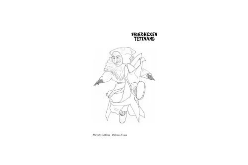 Anzeigebild Malvorlagen Fliegende Hex